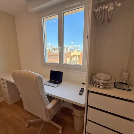Ouest Privees Modernes Tv Wifi Bureau En Colocation Pansiyon Nice